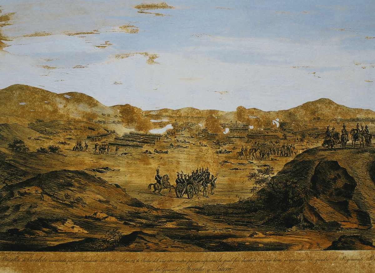 Solemnidades inaugurales de la Batalla de Carabobo en Caracas