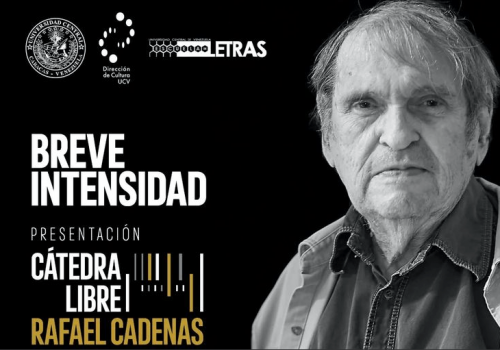 UCV rinde homenaje al poeta Rafael Cadenas en el Día del Libro, del Idioma y del Derecho de Autor