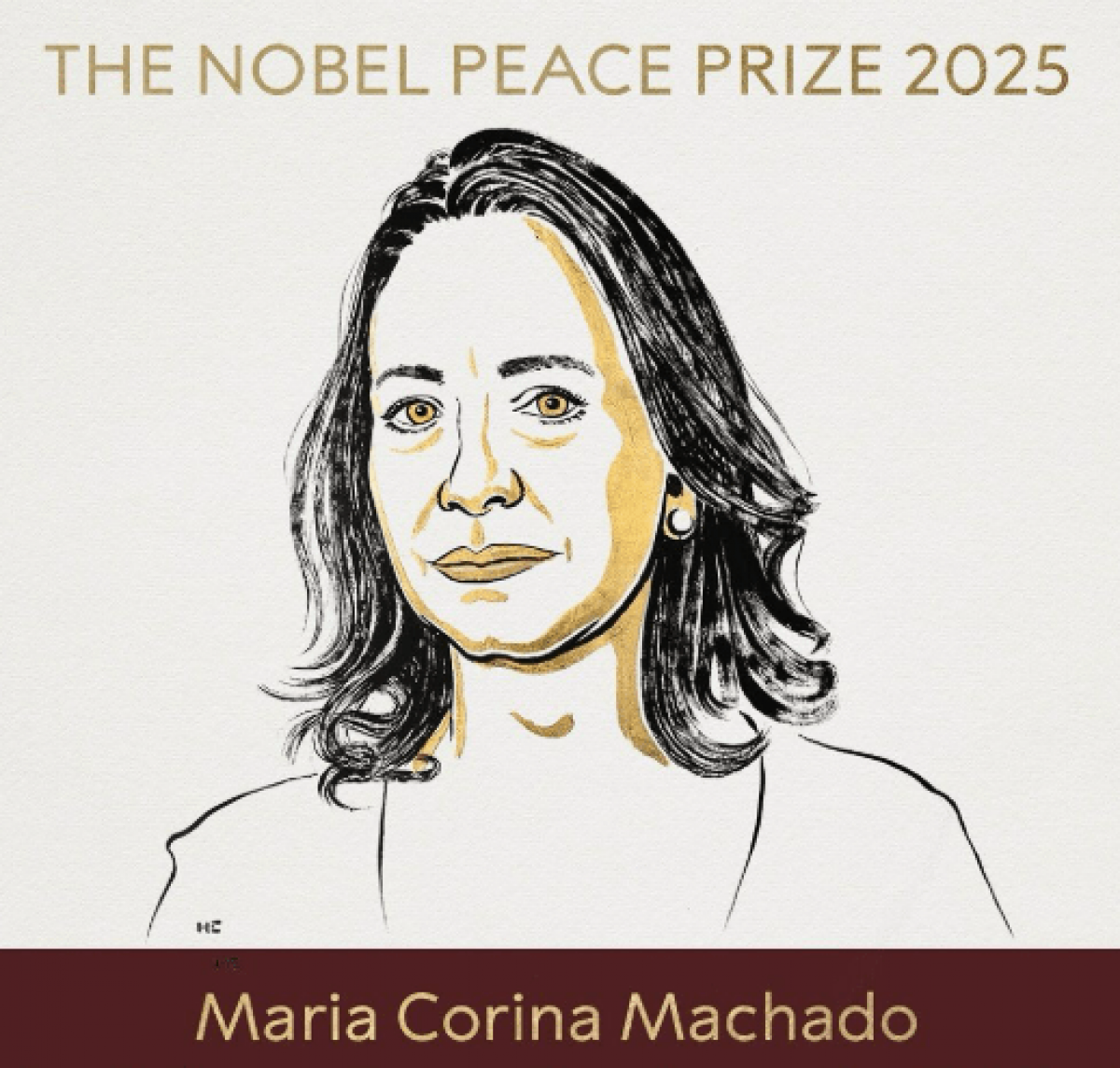 María Corina Machado, Premio Nobel de la Paz 2025