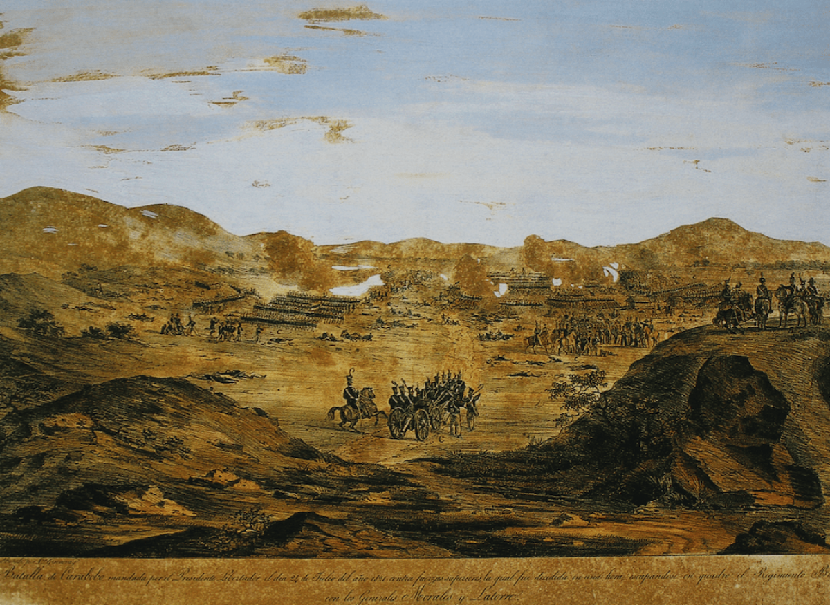 Solemnidades inaugurales de la Batalla de Carabobo en Caracas