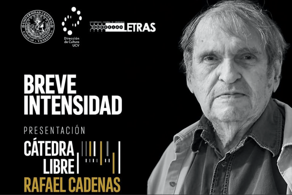 UCV rinde homenaje al poeta Rafael Cadenas en el Día del Libro, del Idioma y del Derecho de Autor