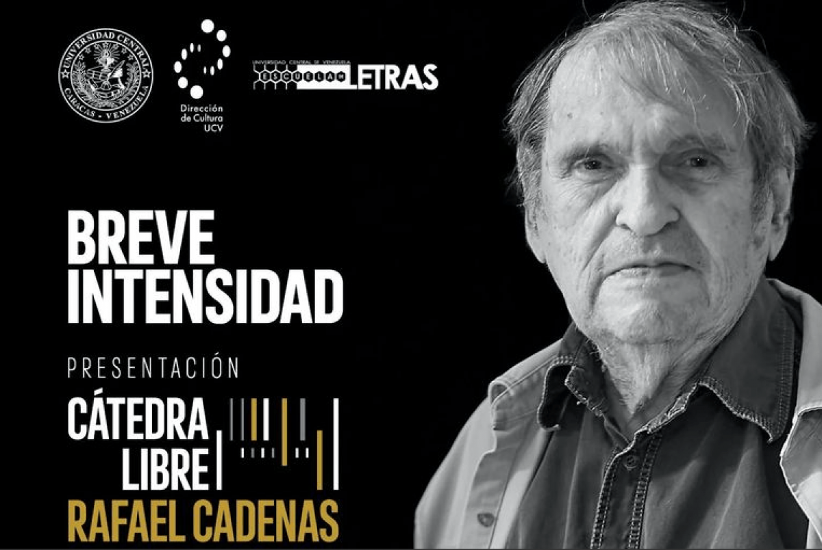 UCV rinde homenaje al poeta Rafael Cadenas en el Día del Libro, del Idioma y del Derecho de Autor